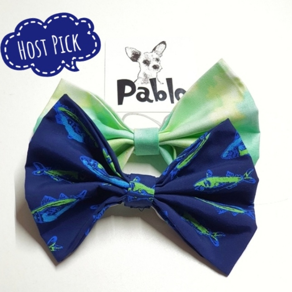🐶 5 for $15 * Pablo Pet Cotton Bow Ties Set of 2